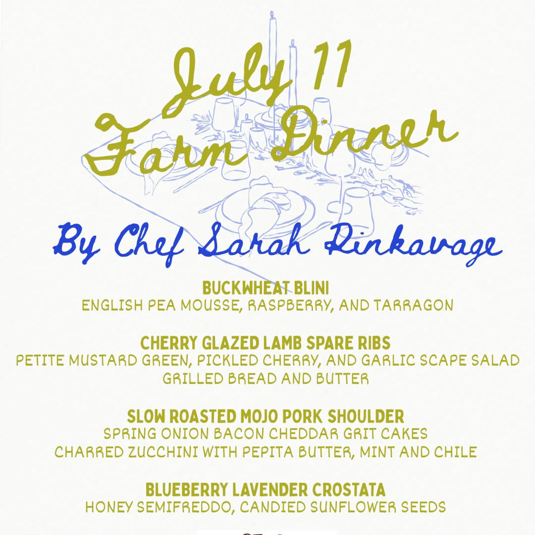 July 11th Farm Dinner & Tour